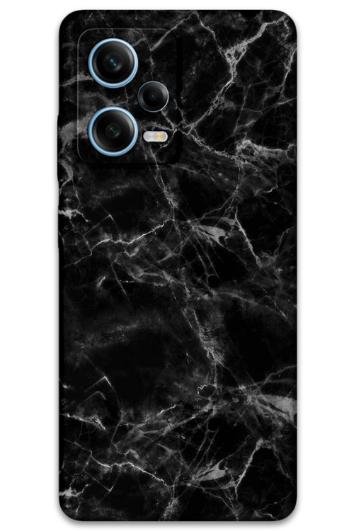 Xiaomi Redmi Note 12 5G Uyumlu Mermer Desenli Telefon Kılıfı + Ekran Koruyucu - 5815