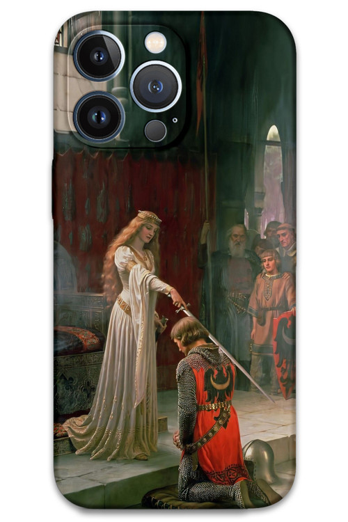 İphone 13 Pro Max Uyumlu Retro Desenli Telefon Kılıfı + Ekran Koruyucu - 5835