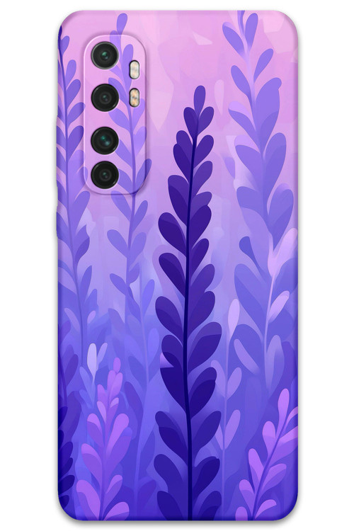 Xiaomi Mi Note 10 Lite Uyumlu Çiçek Desenli Telefon Kılıfı + Ekran Koruyucu - 5798