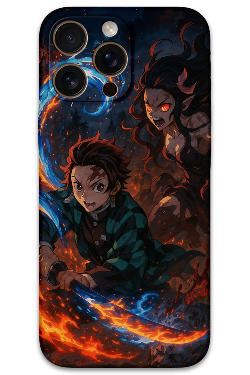 İphone 16 Pro Max Uyumlu Anime Desenli Telefon Kılıfı + Ekran Koruyucu - 5745