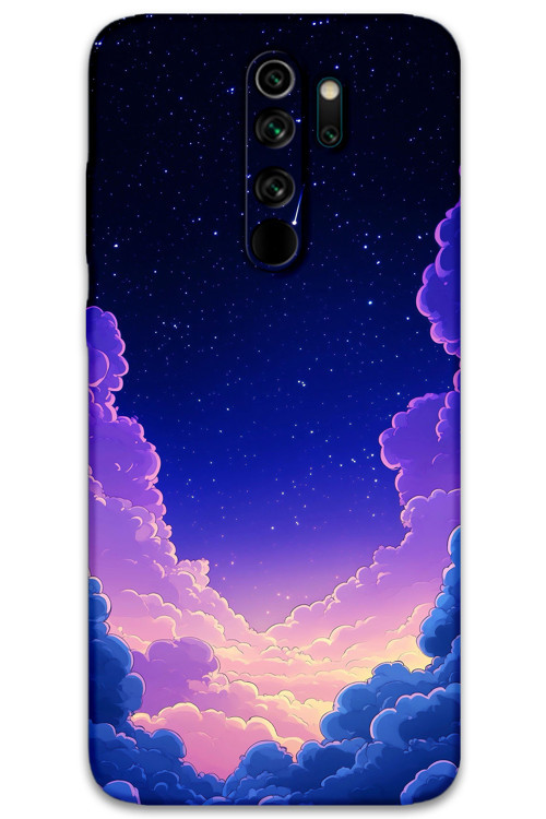 Xiaomi Redmi Note 8 Pro Uyumlu Uzay Desenli Telefon Kılıfı + Ekran Koruyucu - 5867