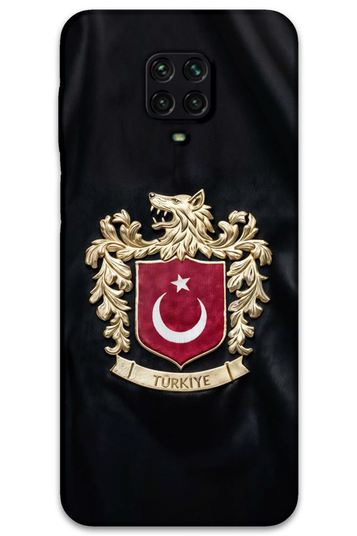 Xiaomi Redmi Note 9 Pro Uyumlu Türk Desenli Telefon Kılıfı + Ekran Koruyucu - 5855