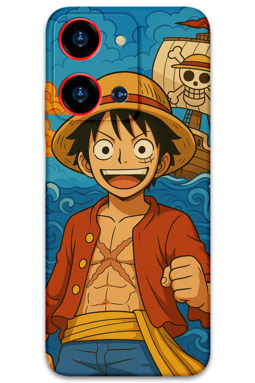 Reeder S19 Max Pro S Zoom Uyumlu Anime Desenli Telefon Kılıfı + Ekran Koruyucu - 5753
