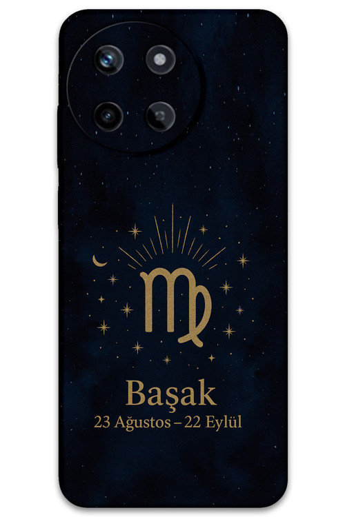 Realme 11 4G Uyumlu Başak Burcu Desenli Telefon Kılıfı + Ekran Koruyucu - 5773