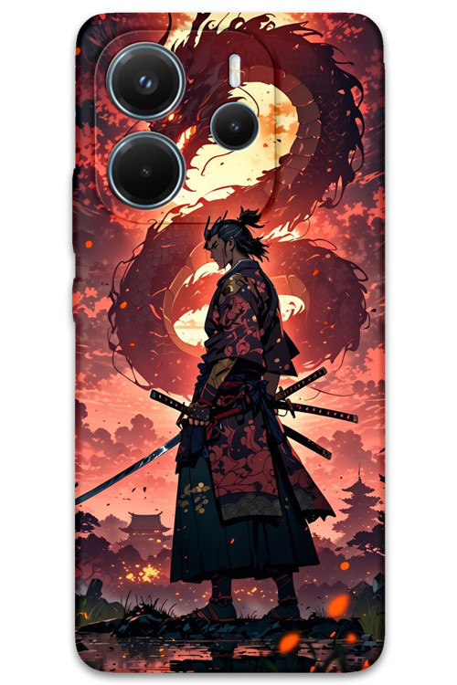 Xiaomi Redmi Note 14 4G Uyumlu Anime Desenli Telefon Kılıfı + Ekran Koruyucu - 5751