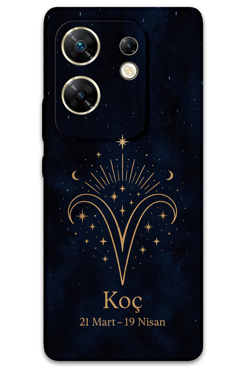İnfinix Zero 30 4G Uyumlu Koç Burcu Desenli Telefon Kılıfı - 5768