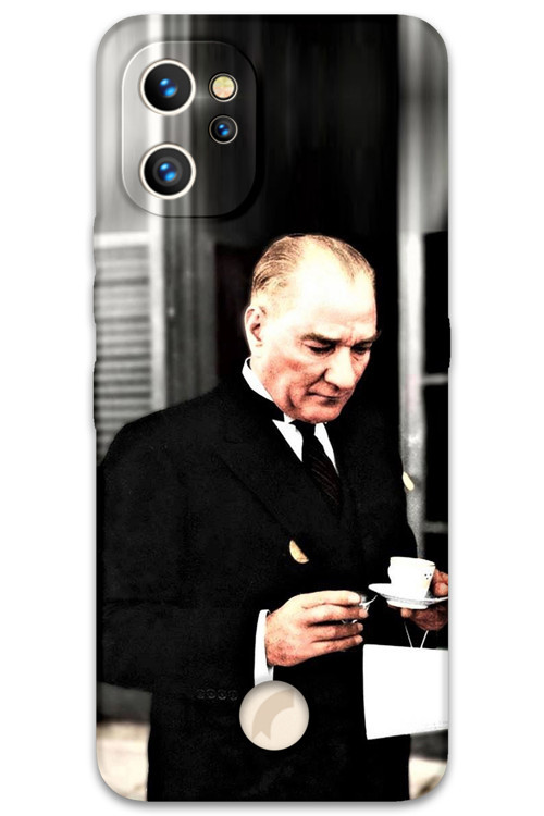 Reeder S19 Max Pro Uyumlu Atatürk Desenli Telefon Kılıfı + Ekran Koruyucu - 5850