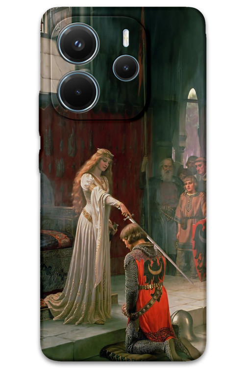 Xiaomi Redmi Note 14 4G Uyumlu Retro Desenli Telefon Kılıfı + Ekran Koruyucu - 5835