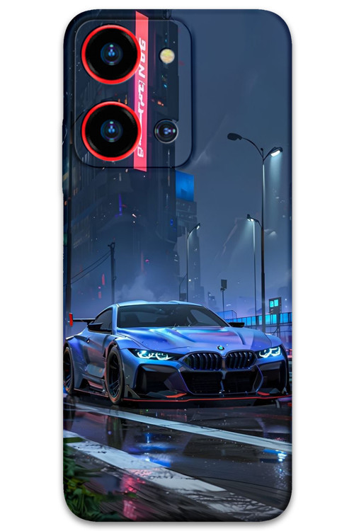 Reeder S19 Max Pro S Zoom Uyumlu Araba Desenli Telefon Kılıfı + Ekran Koruyucu - 5767
