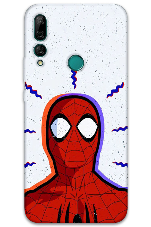 Huawei P Smart Z Uyumlu Spiderman Desenli Telefon Kılıfı + Ekran Koruyucu - 5830