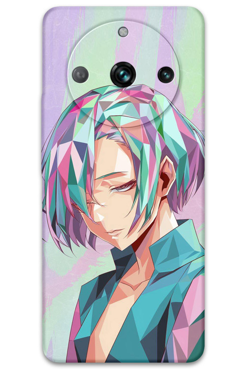 Realme 11 Pro Plus Uyumlu Anime Desenli Telefon Kılıfı + Ekran Koruyucu - 5743