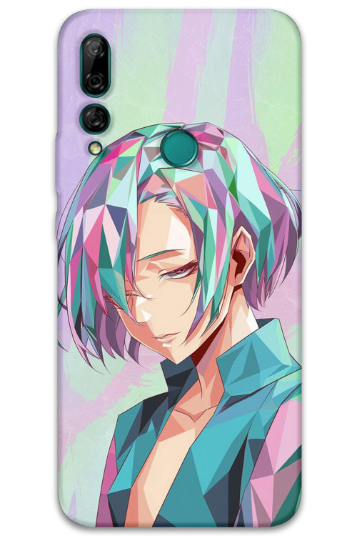 Huawei Y9 Prime 2019 Uyumlu Anime Desenli Telefon Kılıfı + Ekran Koruyucu - 5743