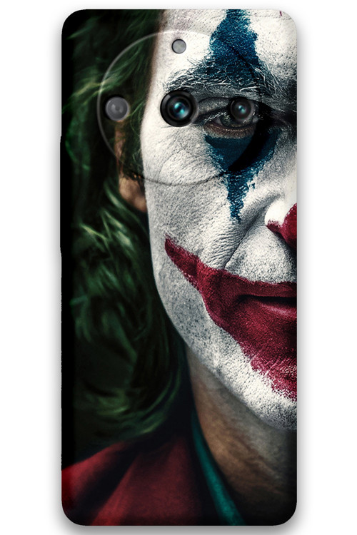 Realme 11 Pro Plus Uyumlu Joker Desenli Telefon Kılıfı + Ekran Koruyucu - 5827