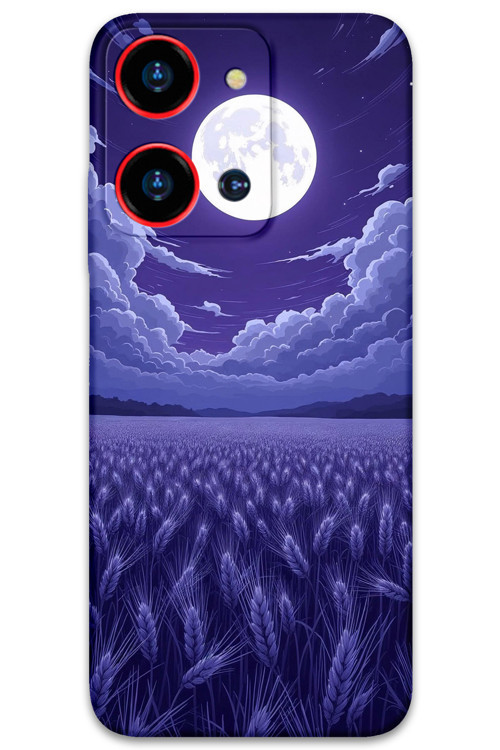 Reeder S19 Max Pro S Zoom Uyumlu Çiçek Desenli Telefon Kılıfı + Ekran Koruyucu - 5797