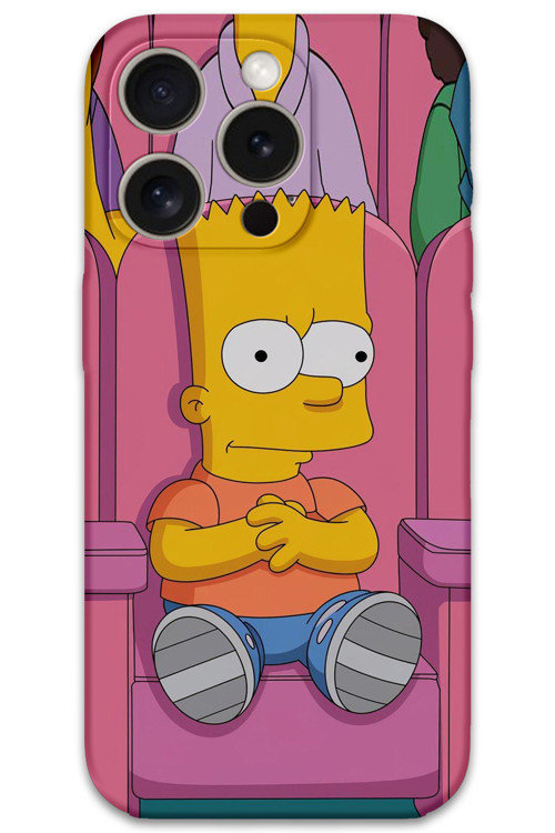 İphone 15 Pro Uyumlu Çizgi Film Desenli Telefon Kılıfı + Ekran Koruyucu - 5820