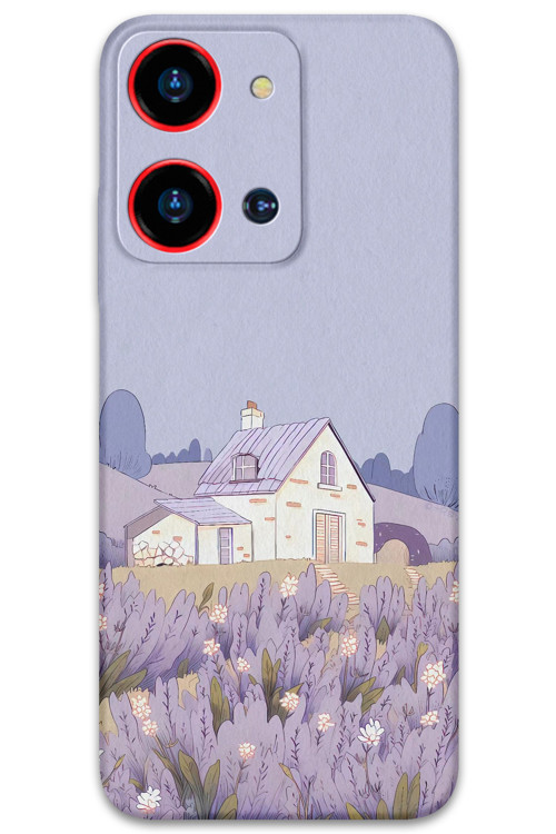 Reeder S19 Max Pro S Zoom Uyumlu Çiçek Desenli Telefon Kılıfı + Ekran Koruyucu - 5800