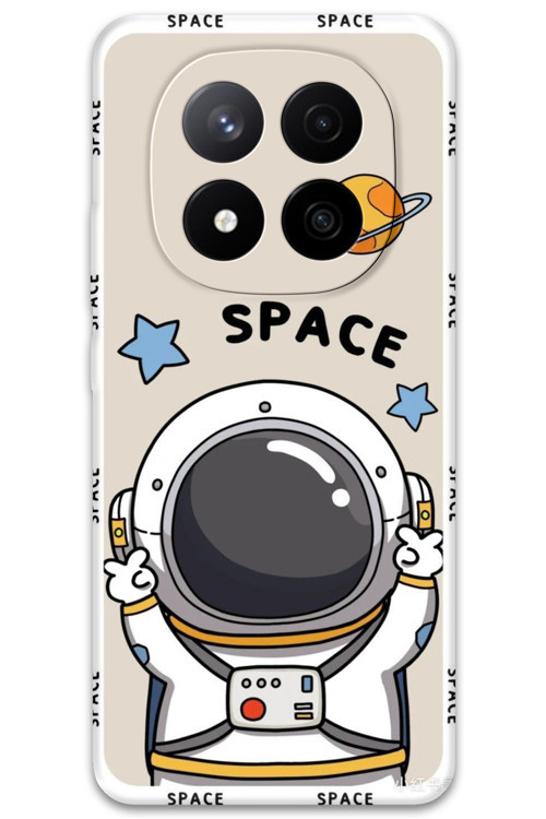 Xiaomi Redmi Note 14 Pro 4G Uyumlu Astronot Desenli Telefon Kılıfı + Ekran Koruyucu - 5865