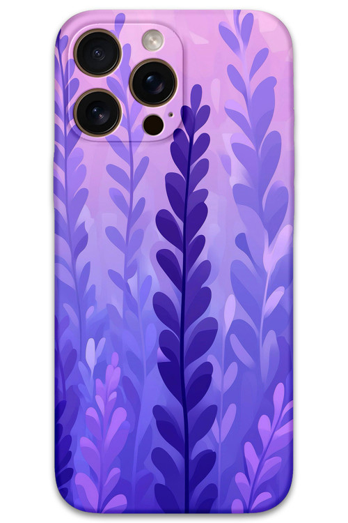 İphone 16 Pro Max Uyumlu Çiçek Desenli Telefon Kılıfı + Ekran Koruyucu - 5798