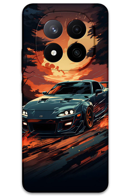 Xiaomi Redmi Note 14 Pro 4G Uyumlu Araba Desenli Telefon Kılıfı + Ekran Koruyucu - 5766