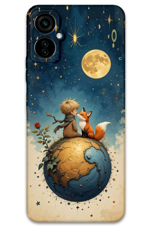 Tecno Camon 19 Neo Uyumlu Çizgi Film Desenli Telefon Kılıfı + Ekran Koruyucu - 5823