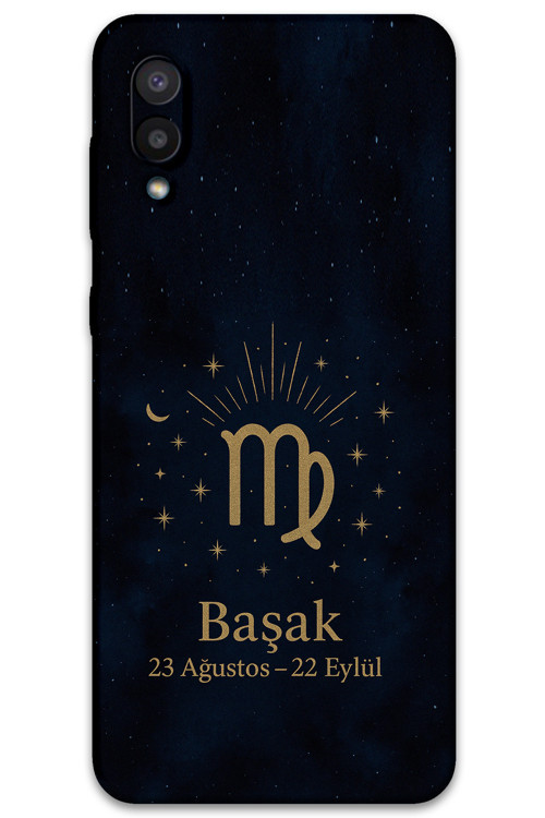 Galaxy A02 Uyumlu Başak Burcu Desenli Telefon Kılıfı + Ekran Koruyucu - 5773
