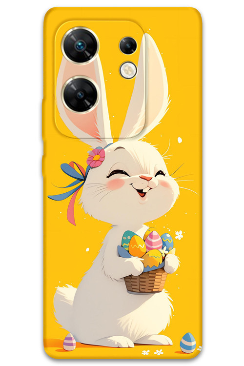 İnfinix Zero 30 4G Uyumlu Tavşan Desenli Telefon Kılıfı - 5807