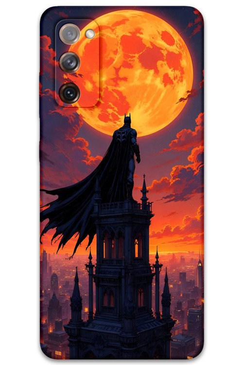 Galaxy S20 Fe Uyumlu Batman Desenli Telefon Kılıfı + Ekran Koruyucu - 5829