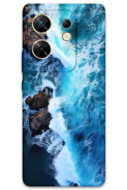 İnfinix Zero 30 4G Uyumlu Mermer Desenli Telefon Kılıfı - 5810