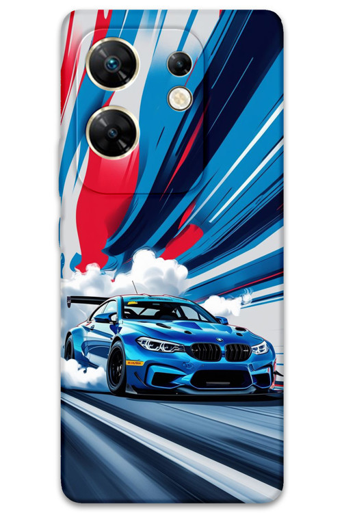 İnfinix Zero 30 4G Uyumlu Araba Desenli Telefon Kılıfı - 5762