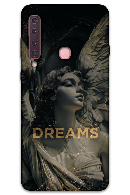 Galaxy A9 2018 Uyumlu Retro Desenli Telefon Kılıfı + Ekran Koruyucu - 5832