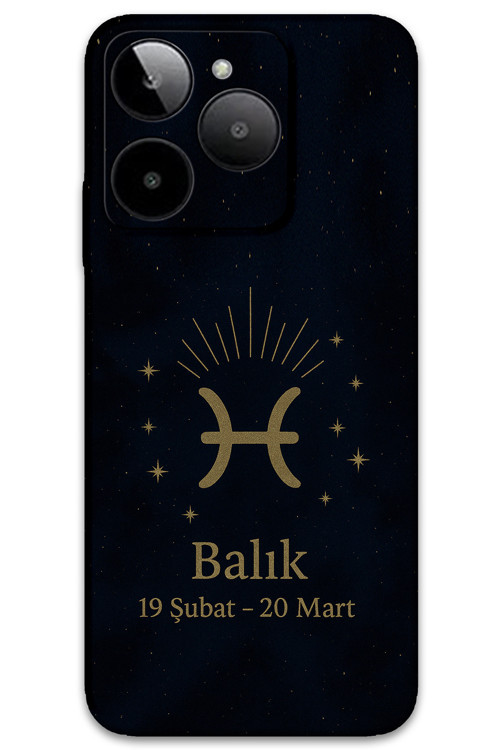 Gm Era 50 Uyumlu Balık Burcu Desenli Telefon Kılıfı + Ekran Koruyucu - 5779