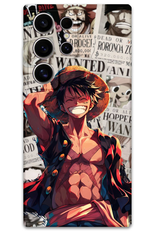 Galaxy S23 Ultra Uyumlu Anime Desenli Telefon Kılıfı + Ekran Koruyucu - 5754