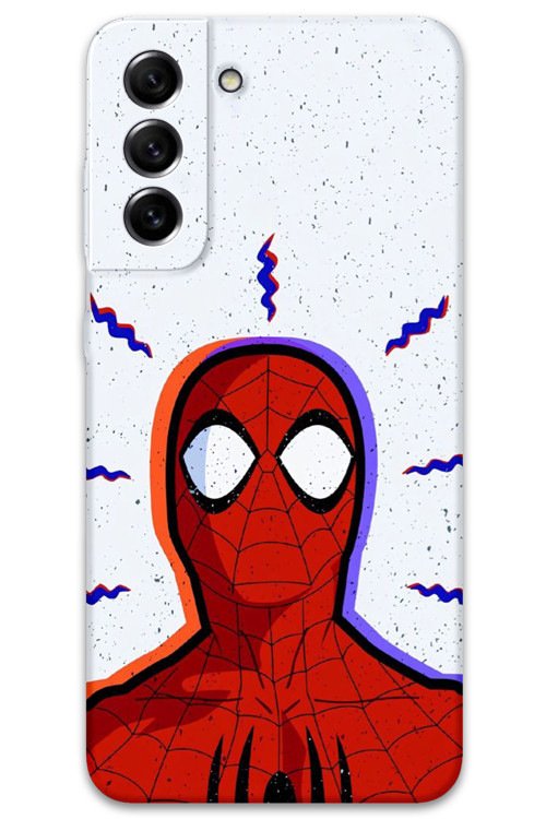 Galaxy S21 Uyumlu Spiderman Desenli Telefon Kılıfı + Ekran Koruyucu - 5830
