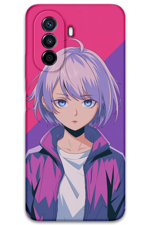 Huawei Nova Y70 Uyumlu Anime Desenli Telefon Kılıfı + Ekran Koruyucu - 5742