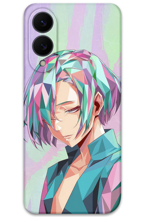 Galaxy S25 Edge Uyumlu Anime Desenli Telefon Kılıfı + Ekran Koruyucu - 5743