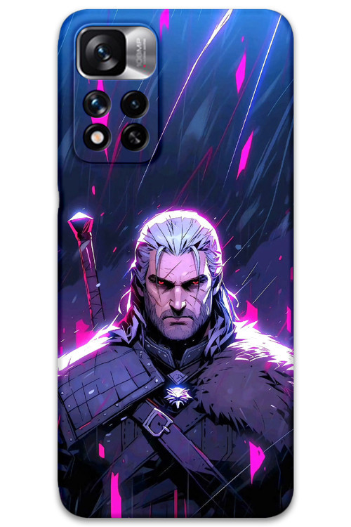 Poco M4 Pro 5G Uyumlu Geralt Desenli Telefon Kılıfı + Ekran Koruyucu - 5826