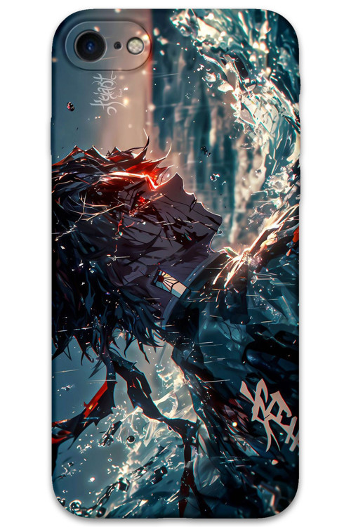 İphone Se 2022 Uyumlu Anime Desenli Telefon Kılıfı + Ekran Koruyucu - 5749