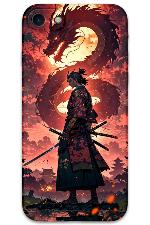 İphone Se 2022 Uyumlu Anime Desenli Telefon Kılıfı + Ekran Koruyucu - 5751
