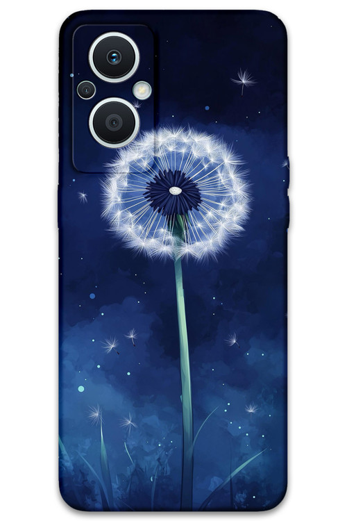 Oppo Reno 7 Lite Uyumlu Çiçek Desenli Telefon Kılıfı + Ekran Koruyucu - 5787