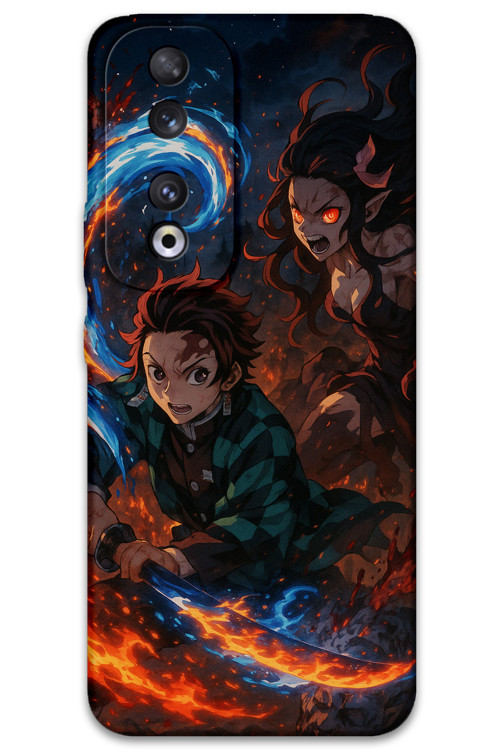 Huawei Honor 90 Uyumlu Anime Desenli Telefon Kılıfı + Ekran Koruyucu - 5745