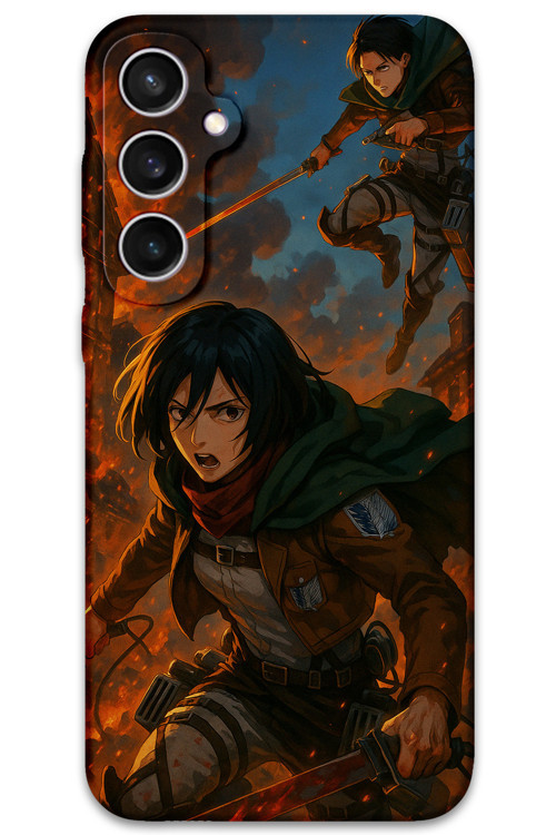 Galaxy S23 Plus Uyumlu Anime Desenli Telefon Kılıfı + Ekran Koruyucu - 5744