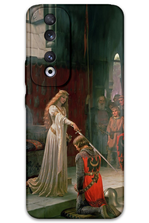 Huawei Honor 90 Uyumlu Retro Desenli Telefon Kılıfı + Ekran Koruyucu - 5835