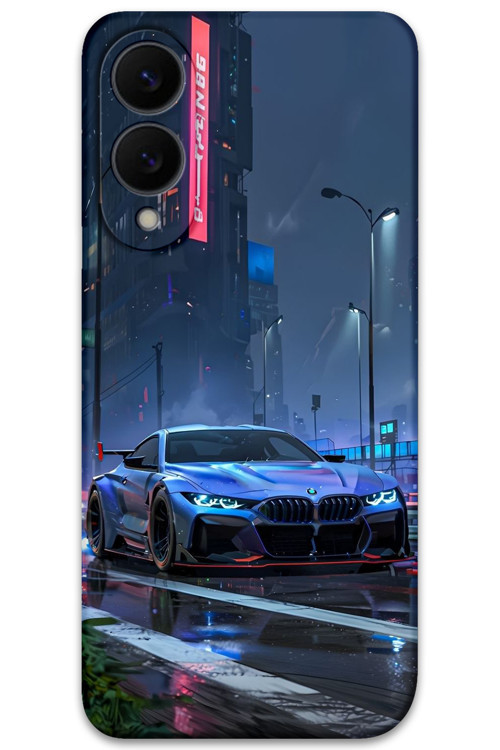 Galaxy S25 Edge Uyumlu Araba Desenli Telefon Kılıfı + Ekran Koruyucu - 5767