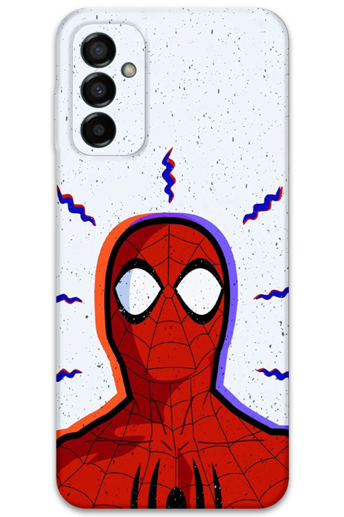 Galaxy M23 Uyumlu Spiderman Desenli Telefon Kılıfı + Ekran Koruyucu - 5830