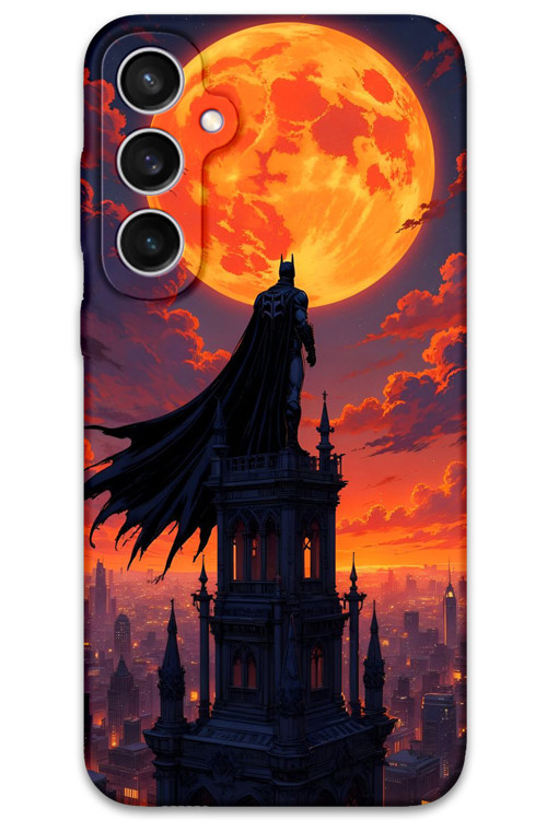 Galaxy S23 Fe Uyumlu Batman Desenli Telefon Kılıfı + Ekran Koruyucu - 5829