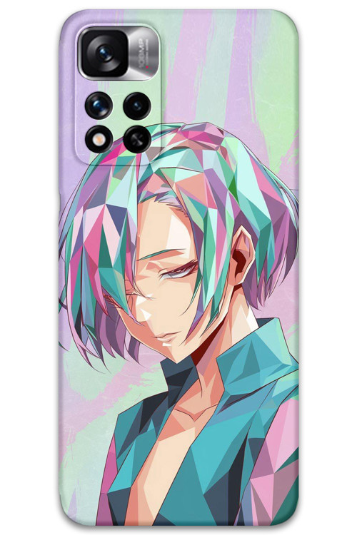 Poco M4 Pro 5G Uyumlu Anime Desenli Telefon Kılıfı + Ekran Koruyucu - 5743