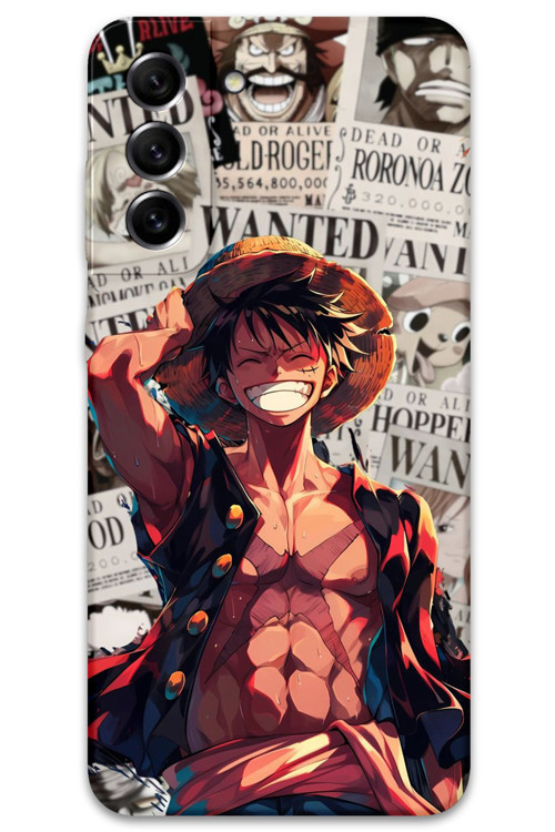 Galaxy S21 Plus Uyumlu Anime Desenli Telefon Kılıfı + Ekran Koruyucu - 5754