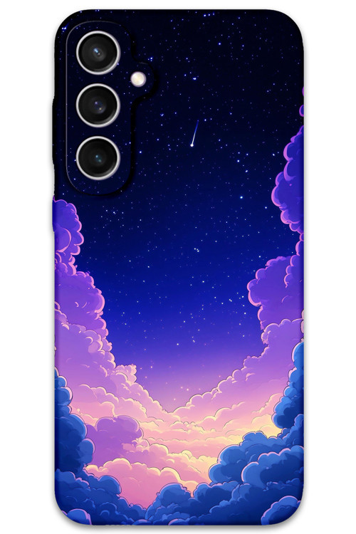 Galaxy S23 Plus Uyumlu Uzay Desenli Telefon Kılıfı + Ekran Koruyucu - 5867