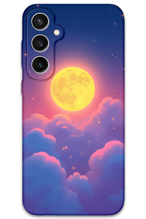 Galaxy S25 Plus Uyumlu Uzay Desenli Telefon Kılıfı + Ekran Koruyucu - 5869
