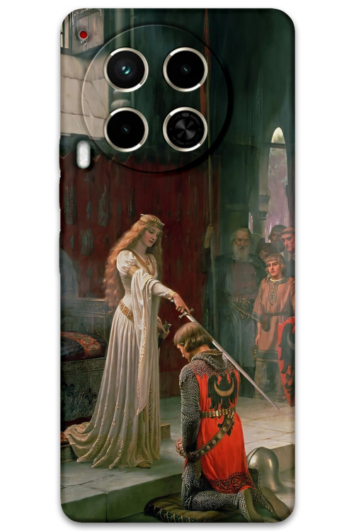 Tecno Camon 30 Uyumlu Retro Desenli Telefon Kılıfı + Ekran Koruyucu - 5835